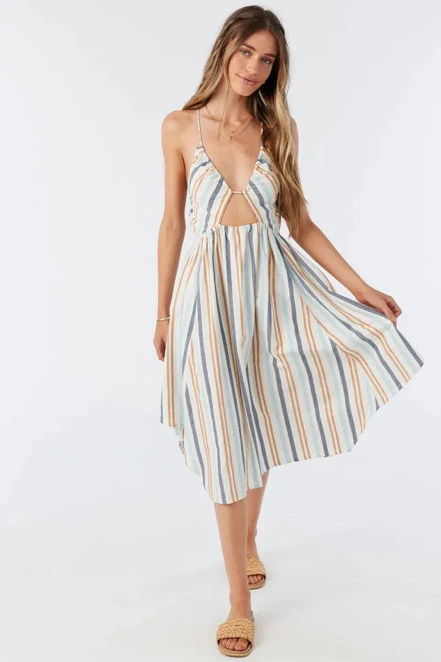 GERRI STRIPE COVERUP DRESS Women O039NEILL Sale