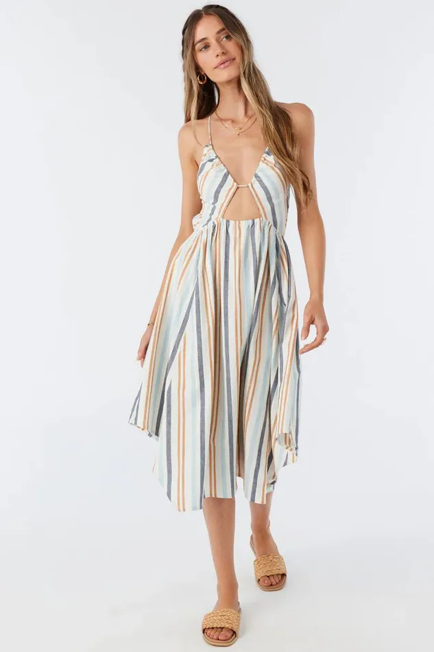 GERRI STRIPE COVERUP DRESS Women O039NEILL Sale
