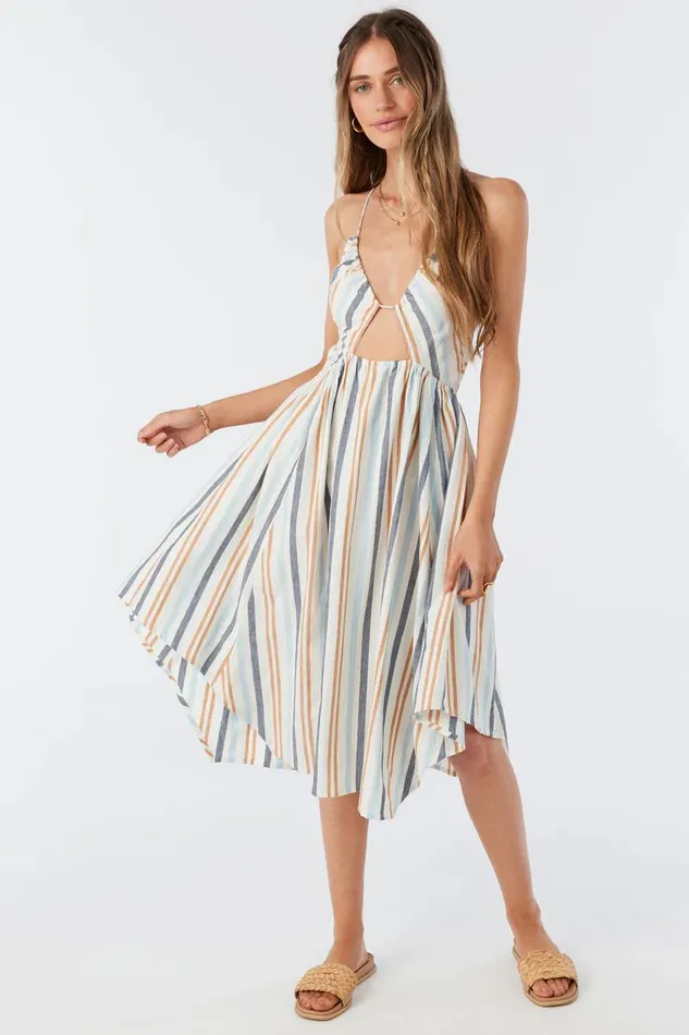 GERRI STRIPE COVERUP DRESS Women O039NEILL Sale