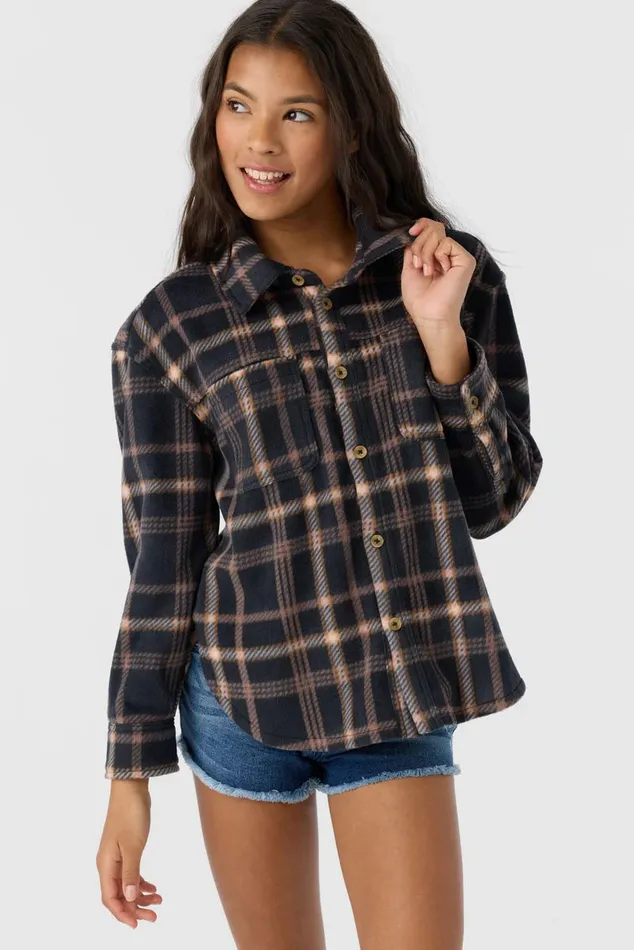 GIRL039S BENNET LONG SLEEVE TOP Black Kids O039NEILL Girl039S Clothing