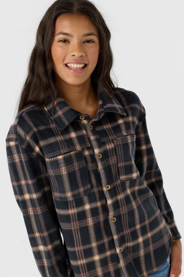 GIRL039S BENNET LONG SLEEVE TOP Black Kids O039NEILL Girl039S Clothing