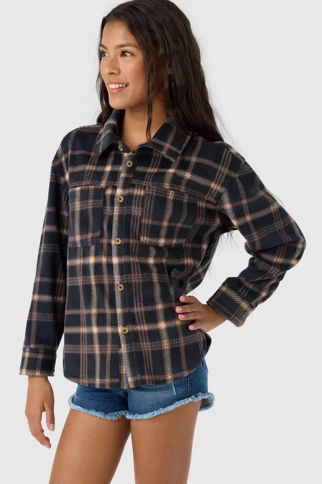 GIRL039S BENNET LONG SLEEVE TOP Black Kids O039NEILL Girl039S Clothing