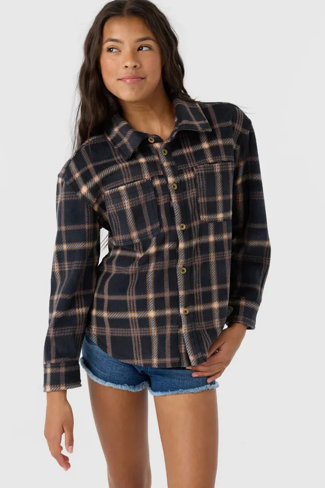GIRL039S BENNET LONG SLEEVE TOP Black Kids O039NEILL Girl039S Clothing