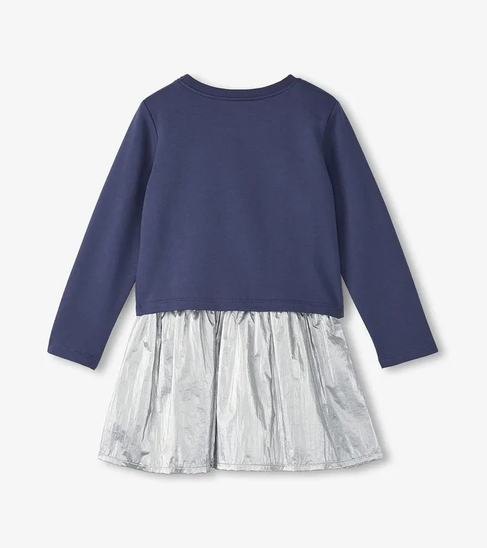 Girls Headphones Dropped Waist Dress Hatley