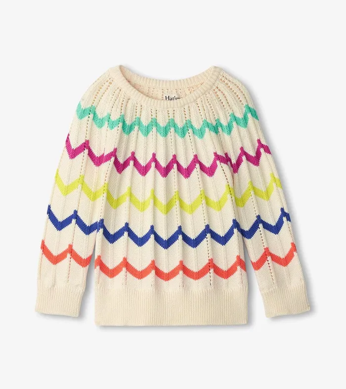 Girls Rainbow Sweater Hatley