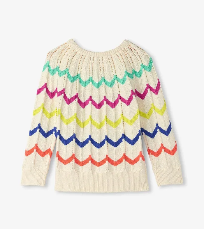 Girls Rainbow Sweater Hatley