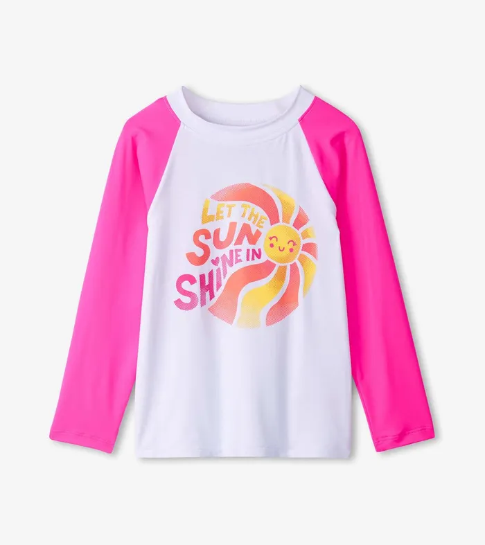 Girls Sunshine Long Sleeve Rashguard Hatley