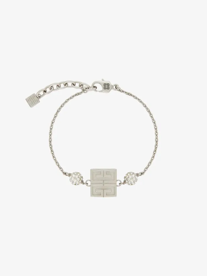 Givenchy 4G Bracelet In Metal With Crystals Silvery Women Jewelry Givenchy 4G Bracelet In Metal With Crystals Silvery Women Jewelry