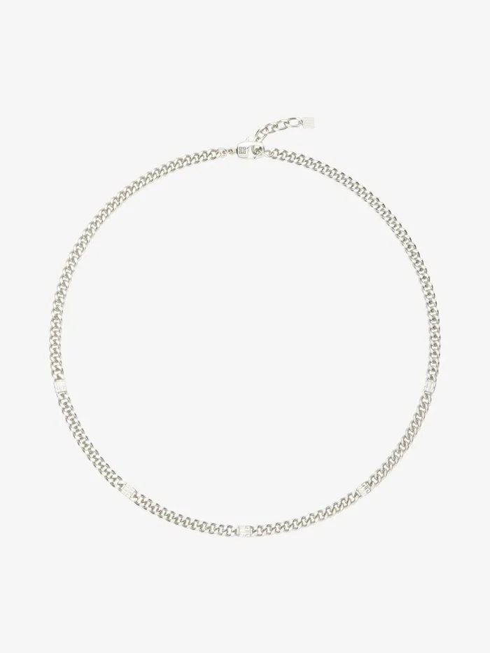 Givenchy 4G Necklace In Metal Silvery Men Beanies and Caps