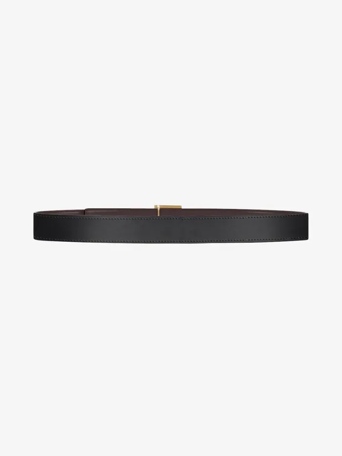 Givenchy 4G Reversible Belt In Leather Brownblack Men Belts