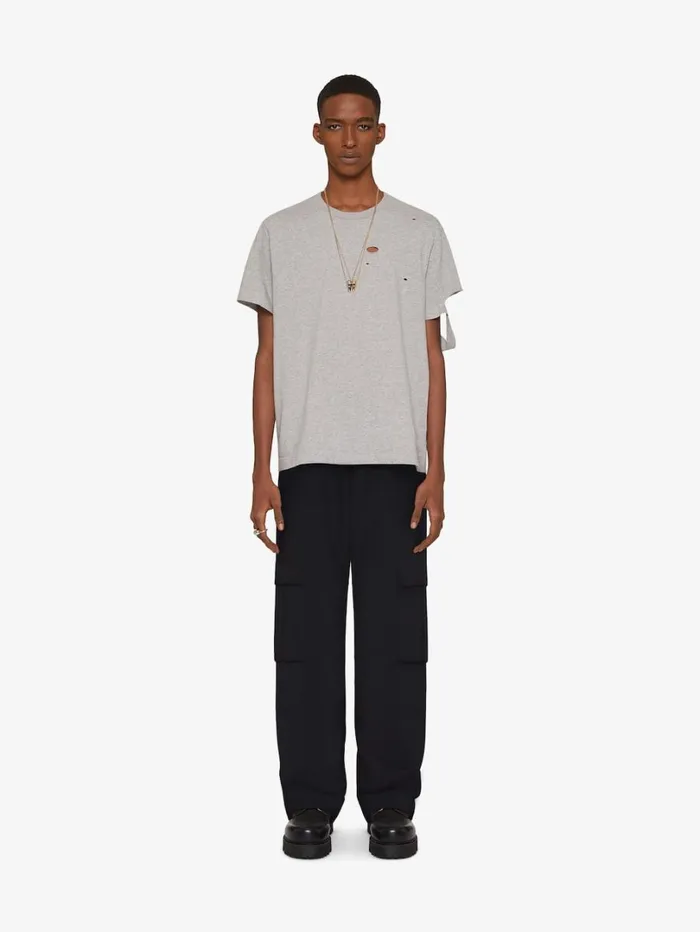 Givenchy Cargo Pants In Jersey Black Men Pants and Shorts