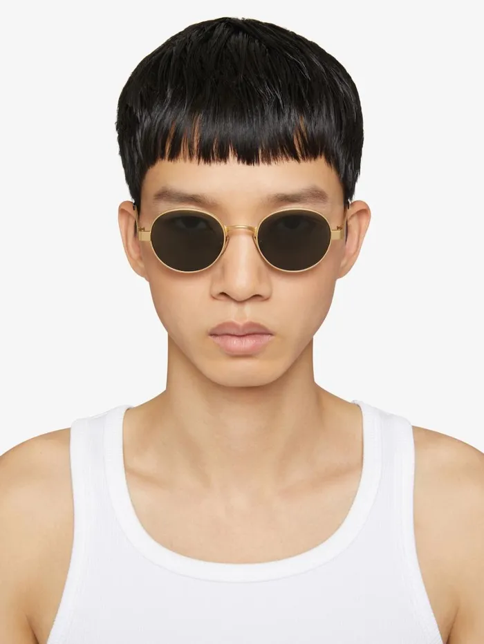 Givenchy G Ride Unisex Sunglasses In Metal And Acetate Goldengreen WomenMen Sunglasses Givenchy G Ride Unisex Sunglasses In Metal And Acetate Goldengreen WomenMen Sunglasses