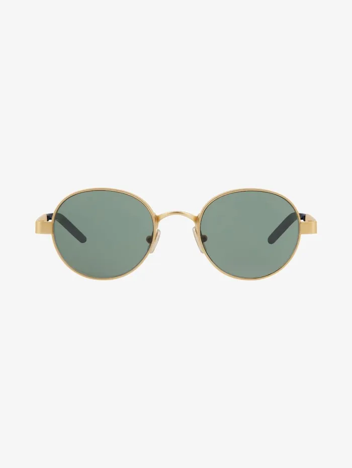 Givenchy G Ride Unisex Sunglasses In Metal And Acetate Goldengreen WomenMen Sunglasses Givenchy G Ride Unisex Sunglasses In Metal And Acetate Goldengreen WomenMen Sunglasses