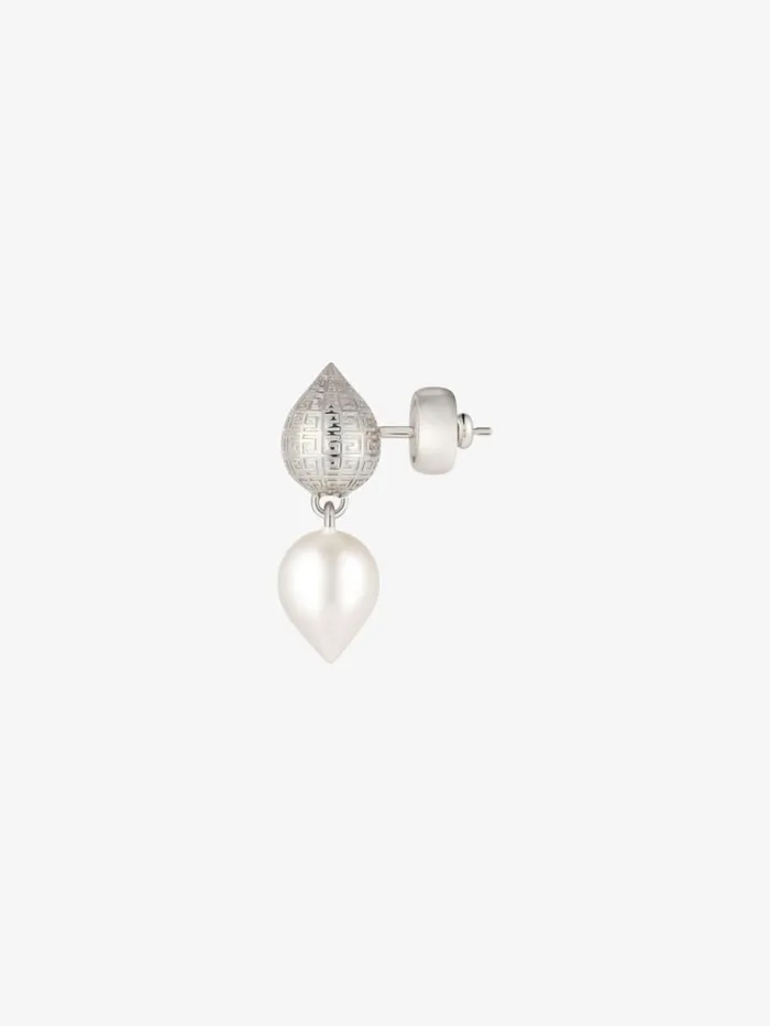 Givenchy G Stud Earring In Metal With Pearl Whitesilvery Men Beanies and Caps Givenchy G Stud Earring In Metal With Pearl Whitesilvery Men Beanies and Caps