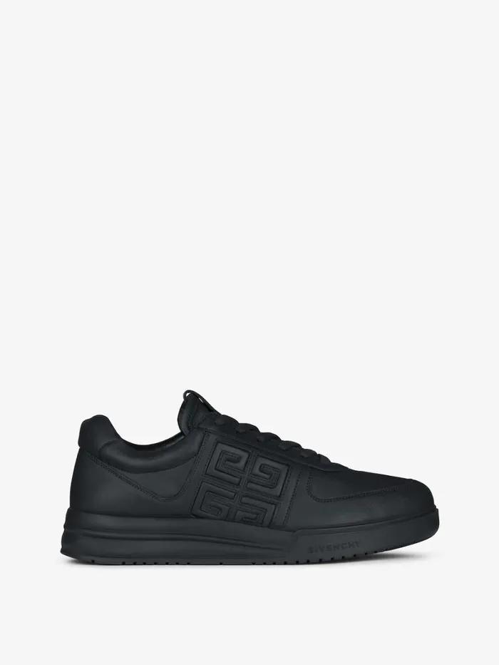 Givenchy G4 Sneakers In Leather Black Men Sneakers
