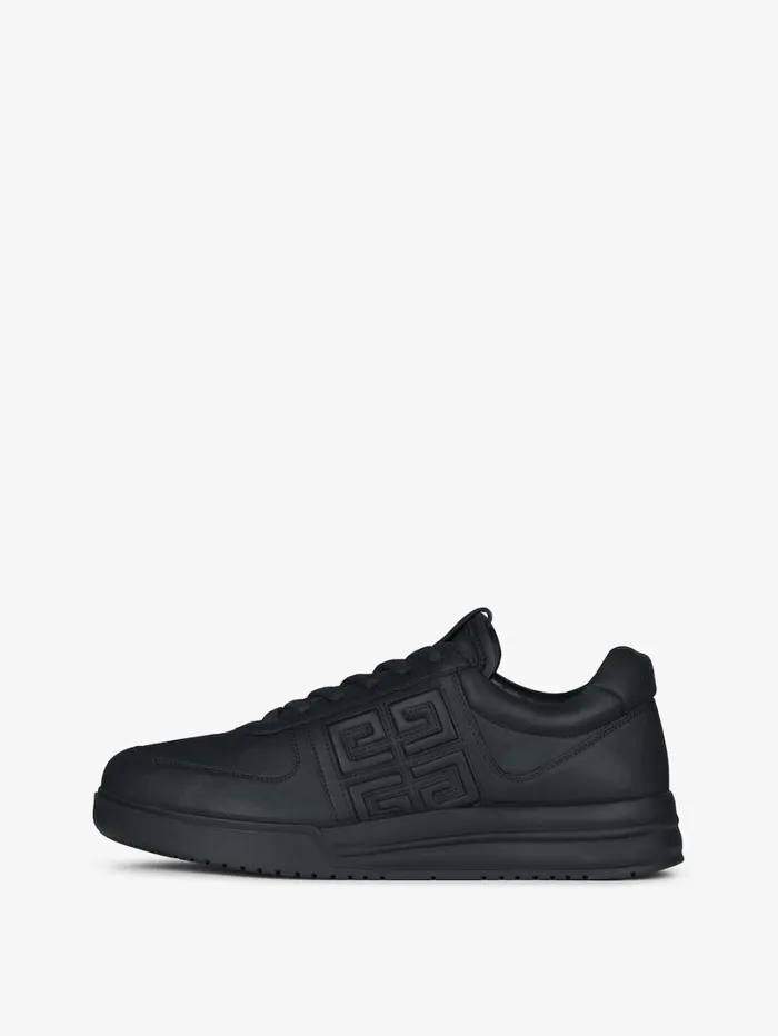 Givenchy G4 Sneakers In Leather Black Men Sneakers