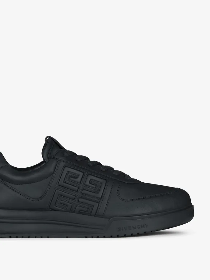 Givenchy G4 Sneakers In Leather Black Men Sneakers