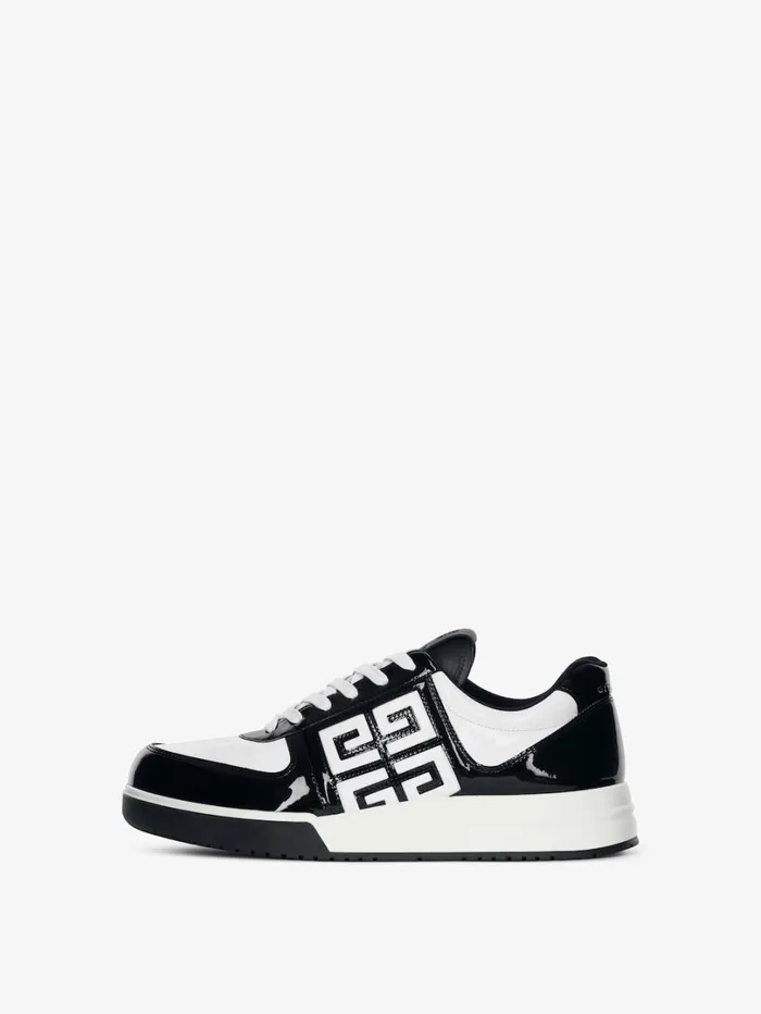 Givenchy G4 Sneakers In Patent Leather Blackwhite Women Sneakers Givenchy G4 Sneakers In Patent Leather Blackwhite Women Sneakers