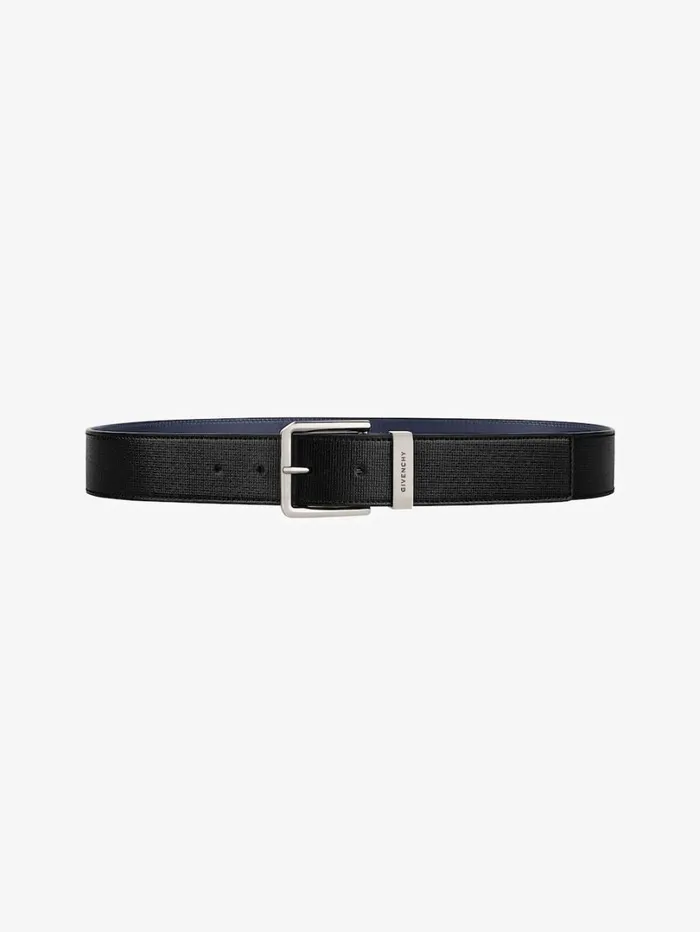 Givenchy Gentleman Belt In 4G Classic Leather Blacknavy WomenMen Belts