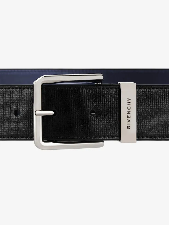 Givenchy Gentleman Belt In 4G Classic Leather Blacknavy WomenMen Belts Givenchy Gentleman Belt In 4G Classic Leather Blacknavy WomenMen Belts