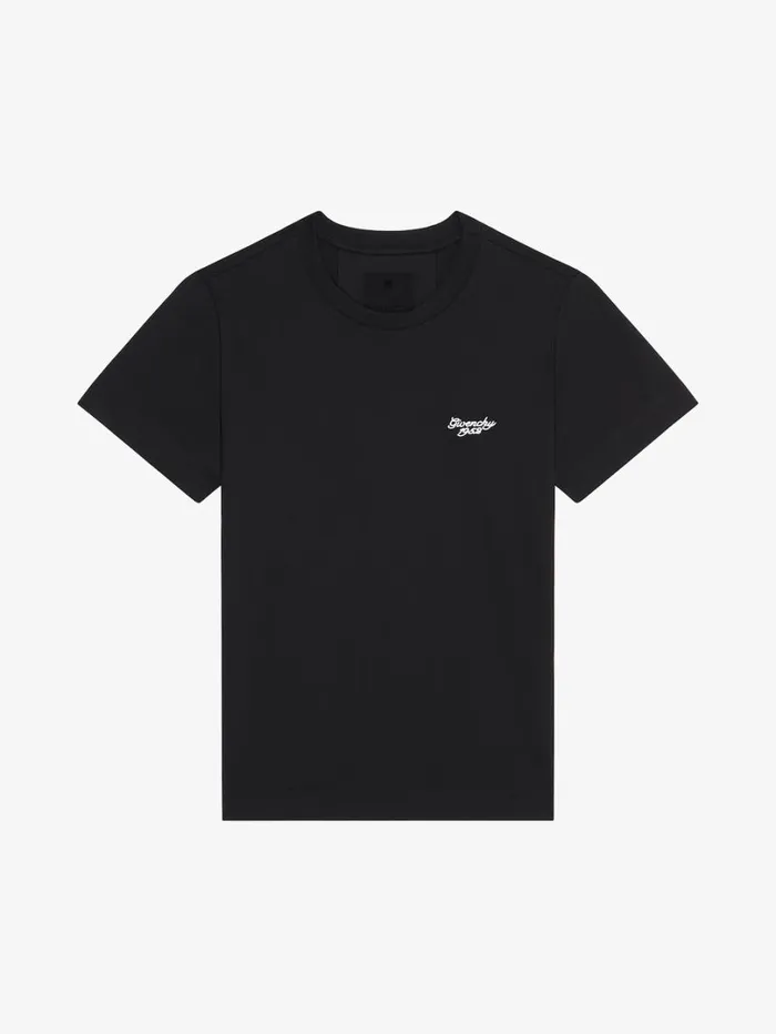 Givenchy GIVENCHY 1952 Slim Fit Tshirt In Cotton Black Men TShirts