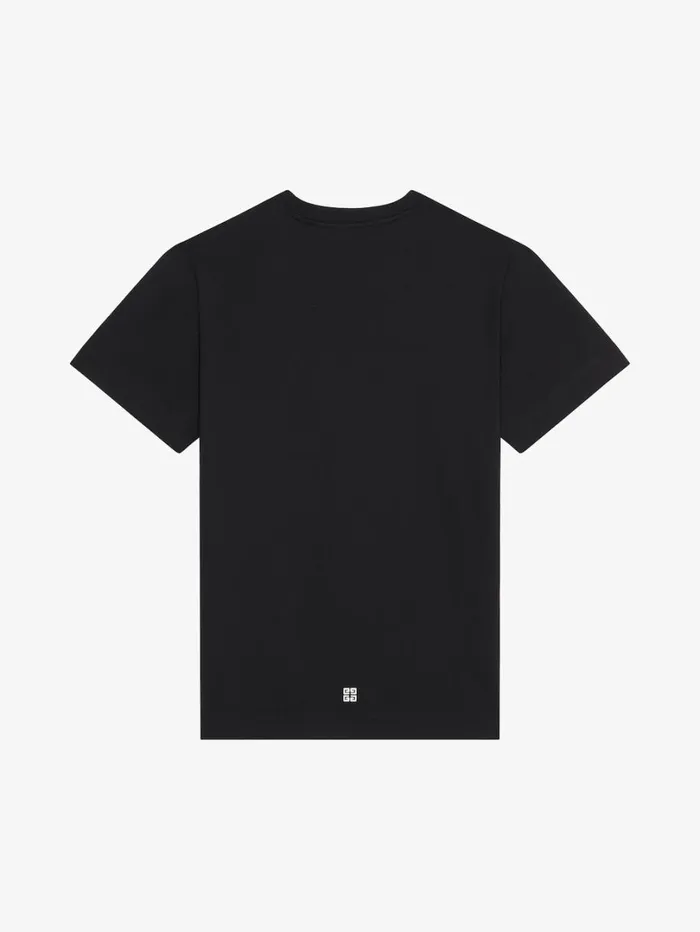 Givenchy GIVENCHY 1952 Slim Fit Tshirt In Cotton Black Men TShirts