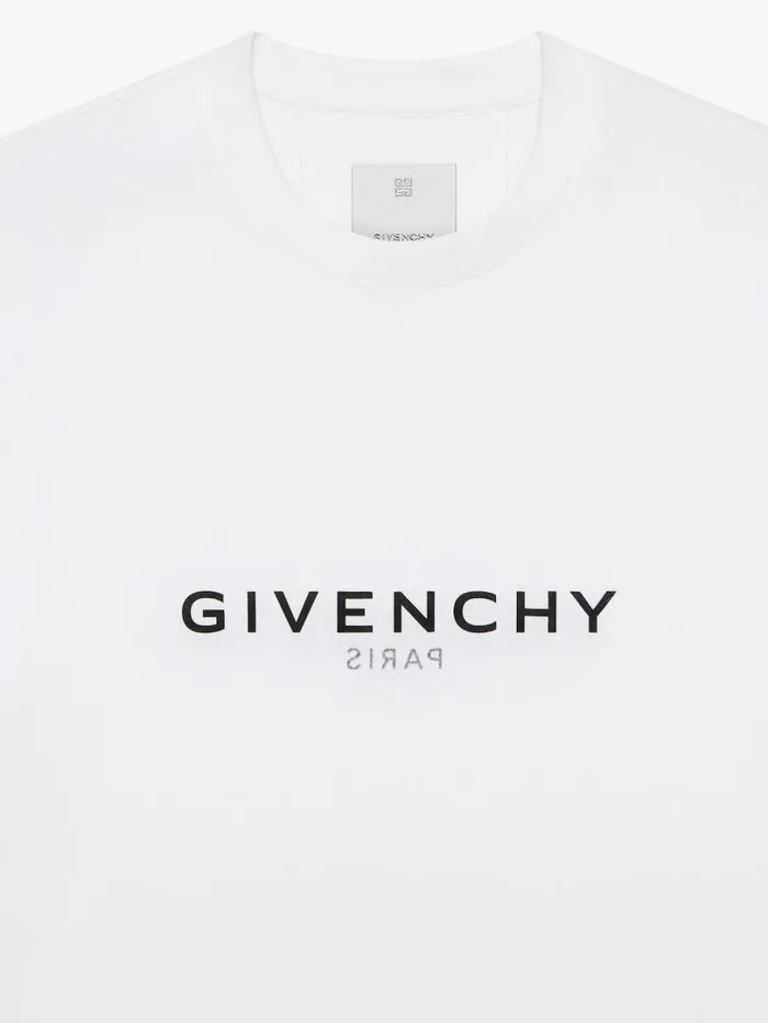 Givenchy GIVENCHY Archetype Slim Fit Tshirt In Cotton White Men TShirts