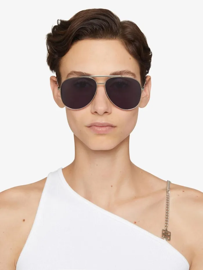 Givenchy GV Speed Unisex Sunglasses In Metal Palladium WomenMen Sunglasses Givenchy GV Speed Unisex Sunglasses In Metal Palladium WomenMen Sunglasses