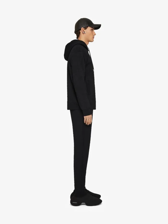 Givenchy Hoodie In 4G Jacquard Black Men Sweatshirts and Hoodies
