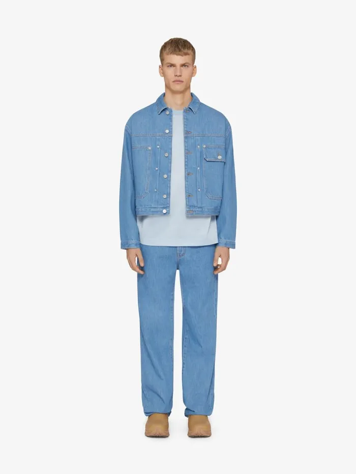 Givenchy Jeans In Denim Light Blue Men Pants and Shorts