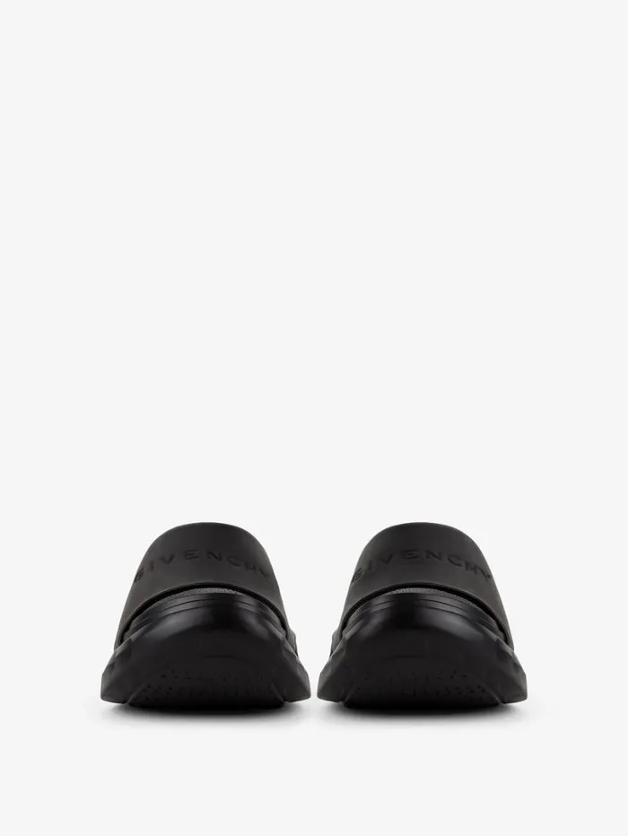 Givenchy Marshmallow Wedge Sandals In Leather Black Women Slides and Sandals Givenchy Marshmallow Wedge Sandals In Leather Black Women Slides and Sandals