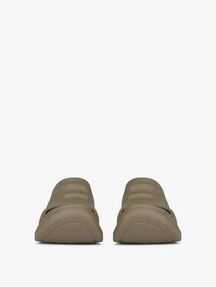 Givenchy Marshmallow Wedge Sandals In Rubber Dark Khaki Women Slides and Sandals Givenchy Marshmallow Wedge Sandals In Rubber Dark Khaki Women Slides and Sandals