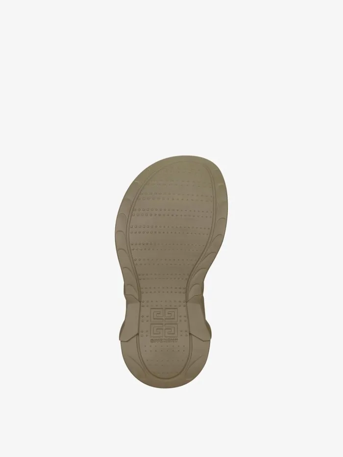 Givenchy Marshmallow Wedge Sandals In Rubber Dark Khaki Women Slides and Sandals Givenchy Marshmallow Wedge Sandals In Rubber Dark Khaki Women Slides and Sandals