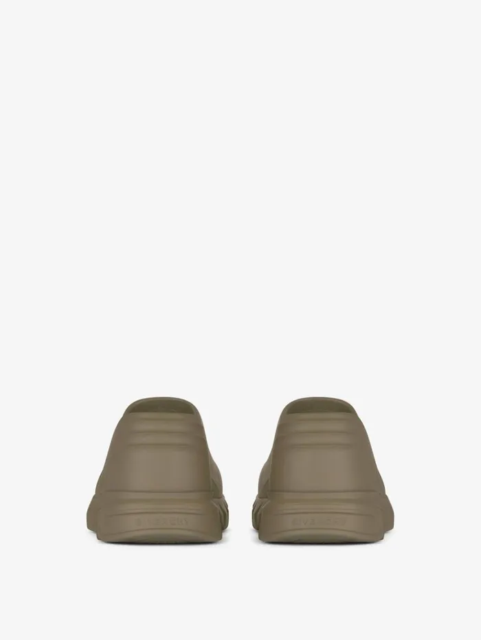 Givenchy Marshmallow Wedge Sandals In Rubber Dark Khaki Women Slides and Sandals Givenchy Marshmallow Wedge Sandals In Rubber Dark Khaki Women Slides and Sandals