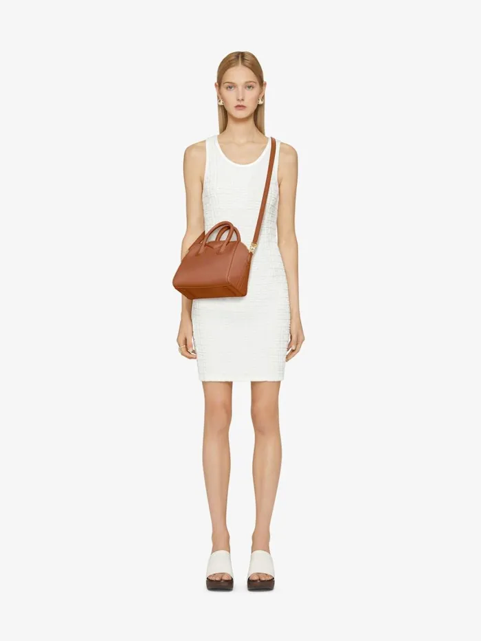 Givenchy Mini Antigona Bag In Box Leather Tan Women Crossbody Bags Givenchy Mini Antigona Bag In Box Leather Tan Women Crossbody Bags