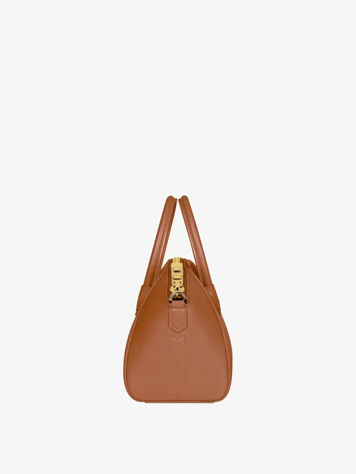 Givenchy Mini Antigona Bag In Box Leather Tan Women Crossbody Bags Givenchy Mini Antigona Bag In Box Leather Tan Women Crossbody Bags