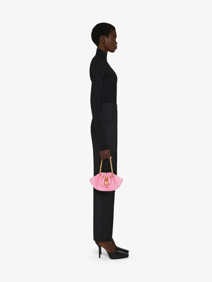 Givenchy Mini Kenny Neo Bag In Leather Bright Pink Women Crossbody Bags Givenchy Mini Kenny Neo Bag In Leather Bright Pink Women Crossbody Bags