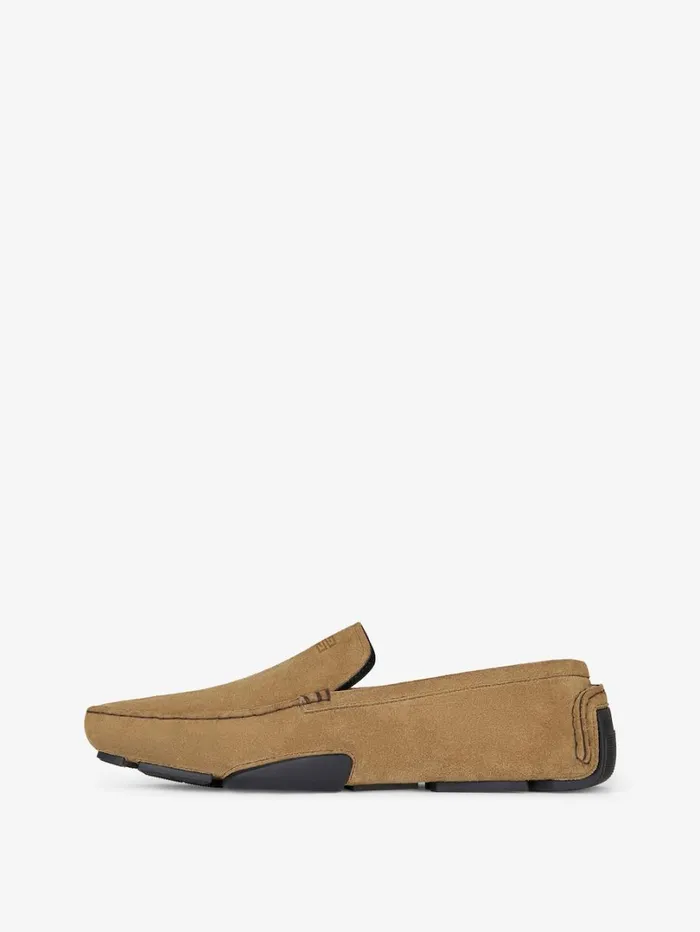 Givenchy Mr G Driver Loafers In Suede Light Brown Men Boots and Loafers Givenchy Mr G Driver Loafers In Suede Light Brown Men Boots and Loafers