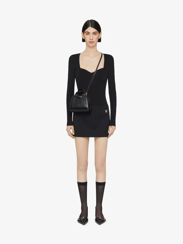 Givenchy Nano Antigona Cube Bag In Leather Black Women Crossbody Bags Givenchy Nano Antigona Cube Bag In Leather Black Women Crossbody Bags