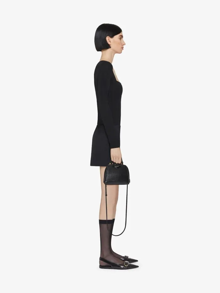 Givenchy Nano Antigona Cube Bag In Leather Black Women Crossbody Bags Givenchy Nano Antigona Cube Bag In Leather Black Women Crossbody Bags