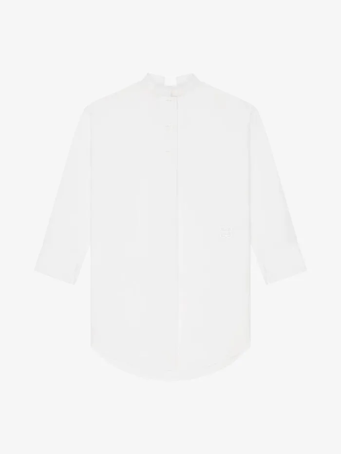 Givenchy Shirt Dress In Poplin White Women Dresses
