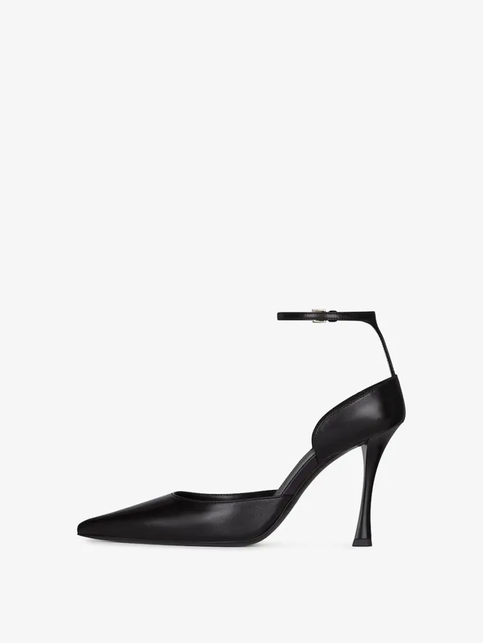 Givenchy Show Pumps In Leather With Stockings Black Women Heels Givenchy Show Pumps In Leather With Stockings Black Women Heels