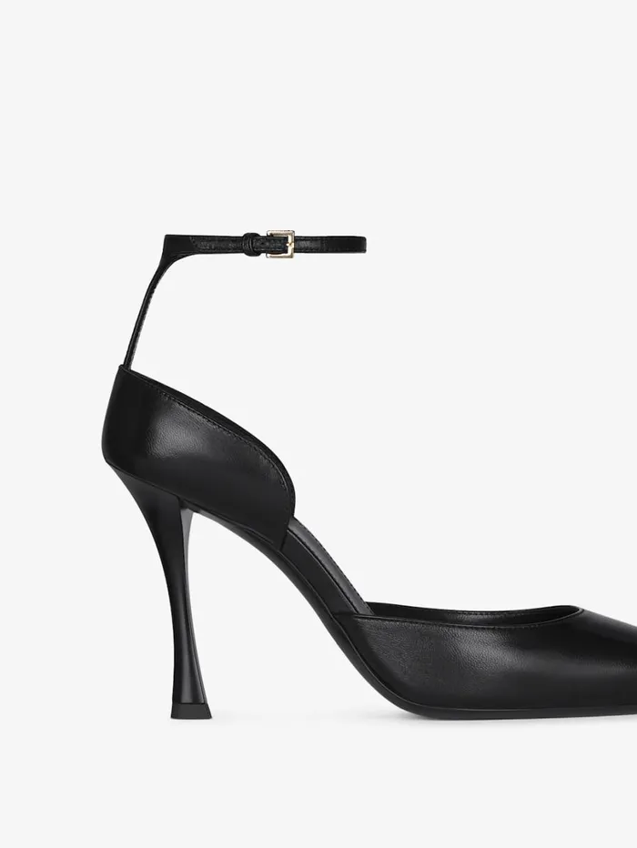 Givenchy Show Pumps In Leather With Stockings Black Women Heels Givenchy Show Pumps In Leather With Stockings Black Women Heels
