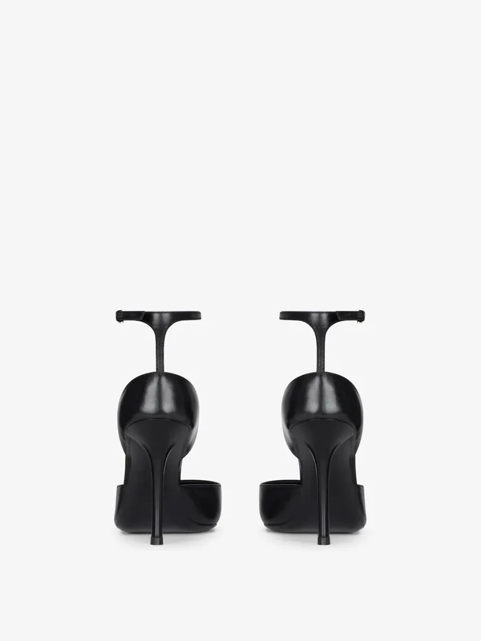 Givenchy Show Pumps In Leather With Stockings Black Women Heels Givenchy Show Pumps In Leather With Stockings Black Women Heels