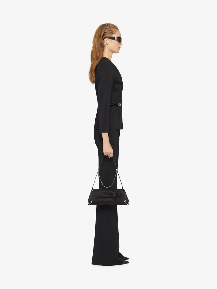 Givenchy Slim Fit Voyou Jacket In Punto Milano Black Women Coats and Jackets