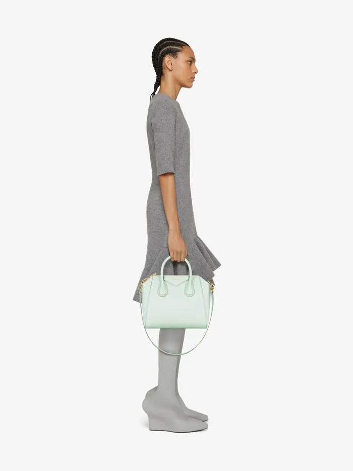 Givenchy Small Antigona Bag In Box Leather Celadon Women Antigona