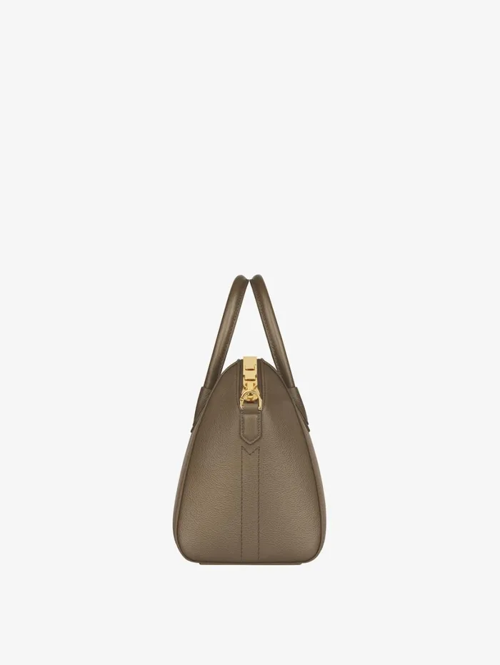Givenchy Small Antigona Bag In Grained Leather Taupe Women Antigona