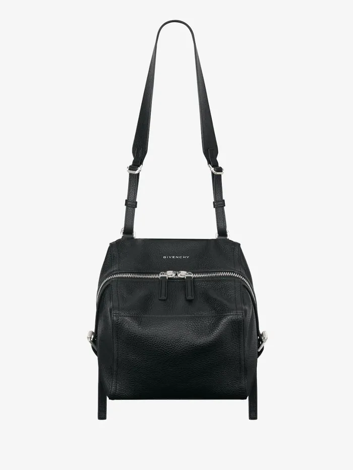 Givenchy Small Pandora Bag In Grained Leather Black Men Crossbody Bags