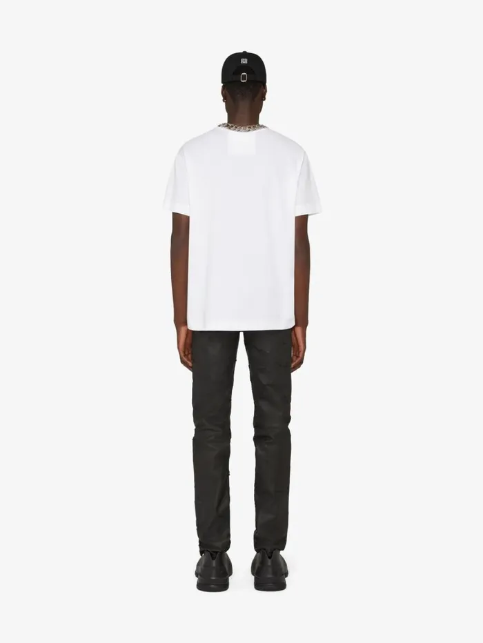 Givenchy Tshirt In Cotton White Men TShirts