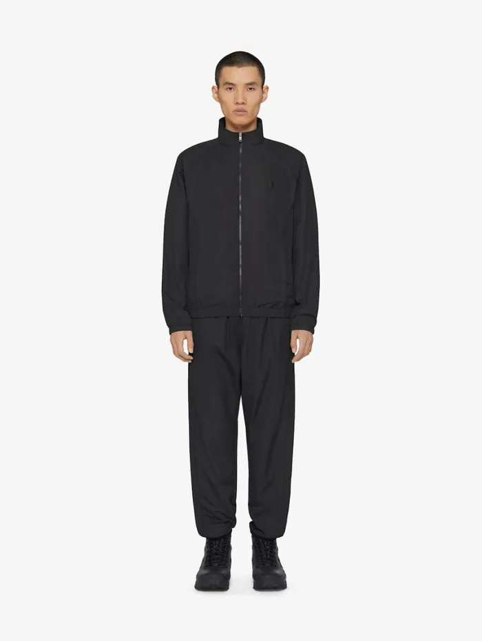 Givenchy Tracksuit Jacket With 4G Detail Black Men Coats and Jackets